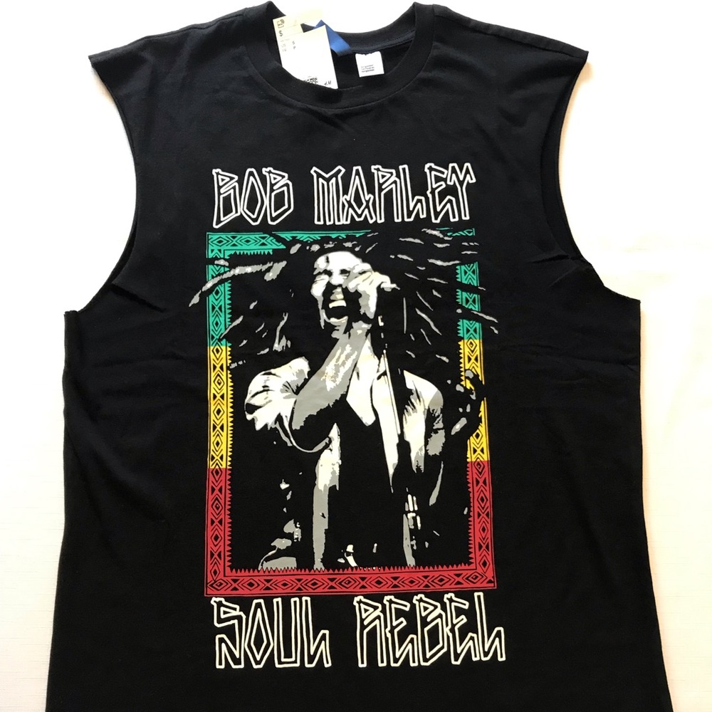 Bob Marley Soul Rebel Sleeveless NWT XS, S, M,L,XL - Picture 1 of 6